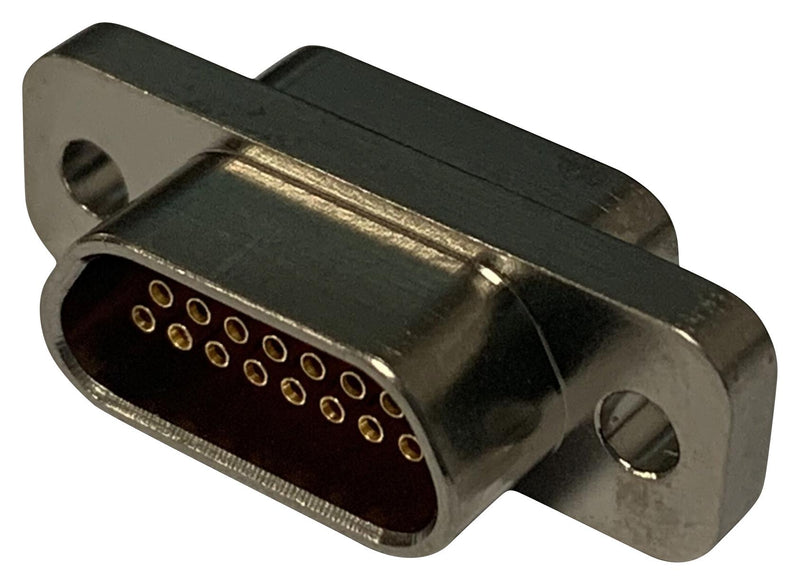 MULTICOMP PRO MP013345 D Sub Connector, Micro D, Receptacle, MP Micro-D, 15 Contacts, Solder Cup