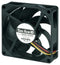 SANYO DENKI 9GA0824P6G001 DC Axial Fan, 24 V, Square, 80 mm, 20 mm, Ball Bearing, 60.78 CFM