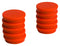 ECLIPSE MAGNETICS RM768/O Marker Magnet, Ferrite, 30 mm Diameter x 7mm Height, Orange