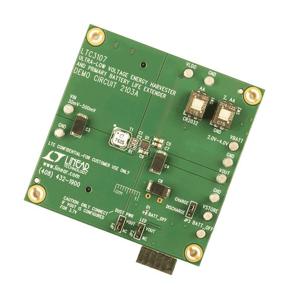 ANALOG DEVICES DC2103A Demo Board, LTC3107EDD, Energy Harvesting, Power Management
