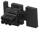 TE CONNECTIVITY 2425486-1 RECT PWR HOUSING, PLUG, 6POS, BLACK