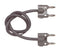 POMONA 2BC-48 Banana Test Lead, Dual Banana Plug, Dual Banana Plug, 47 ", 1.2 m, Black