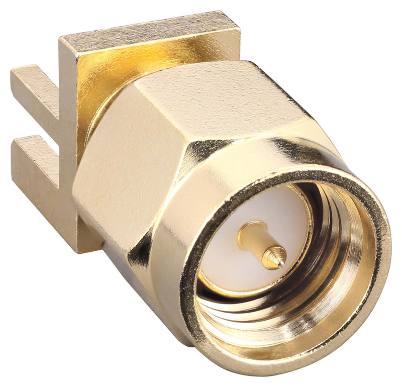 LINX - TE CONNECTIVITY CONSMA013.062-G RF / Coaxial Connector, SMA Coaxial, Straight Plug, Solder, 50 ohm, Brass L9000276-01