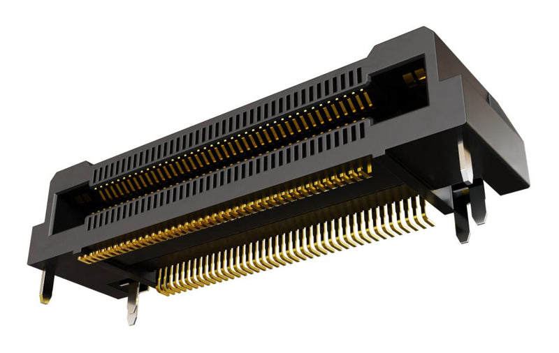 HARWIN F11-11108042R Mezzanine Connector, 4 Pwr Contact, Receptacle, 0.5 mm, 2 Rows, 84 Contacts