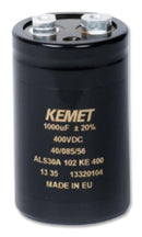 KEMET ALS40A333MF063 Electrolytic Capacitor, 33000 &micro;F, 63 V, &plusmn; 20%, Screw, 13000 hours @ 105&deg;C