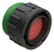 AMPHENOL SINE/TUCHEL AHDP06-24-33PN-WTA CIRCULAR CONNECTOR, PLUG, 24-33, CRIMP