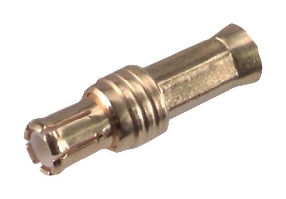 HUBER+SUHNER 11"MCX-50-2-16/111"NE RF / Coaxial Connector, MCX Coaxial, Straight Plug, Crimp, 50 ohm