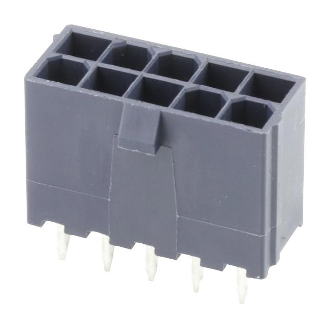 MOLEX 17244-70210. Pin Header, Power, Wire-to-Board, 4.2 mm, 2 Rows, 10 Contacts, Through Hole Straight