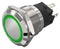 EAO 82-5151.1133 Vandal Resistant Switch, 82-5151 Series, 19 mm, SPDT, Momentary, Round Flat Flush, Natural