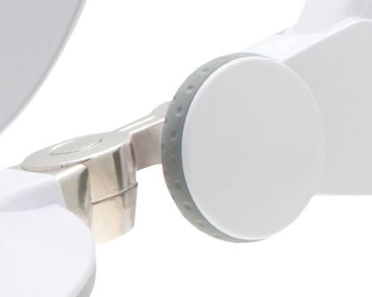 IDEAL-TEK LE-W8D.IT Magnifying LED Lamp, 3x, EU Plug, Bench/Desktop, High-Precision Tasks