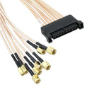 SAMTEC IJ5H-08-0300-S-2-01SP1 RF CBL, IJ5H PLUG-SMA PLUG, 50 OHM/11.8"
