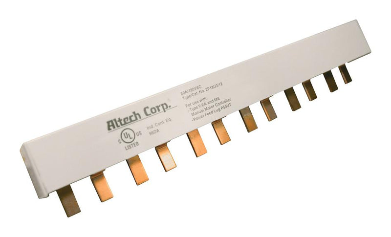 ALTECH 2P18U3/12 BUSBAR, MOTOR CTRL/PROT, 12PIN, 2PH, 80A