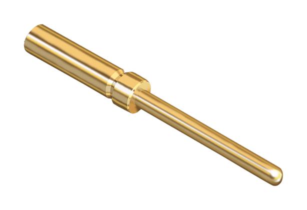 GLENAIR 809-001 Circular Connector Contact, Mighty Mouse Series, Pin, Crimp, 22 AWG, 28 AWG