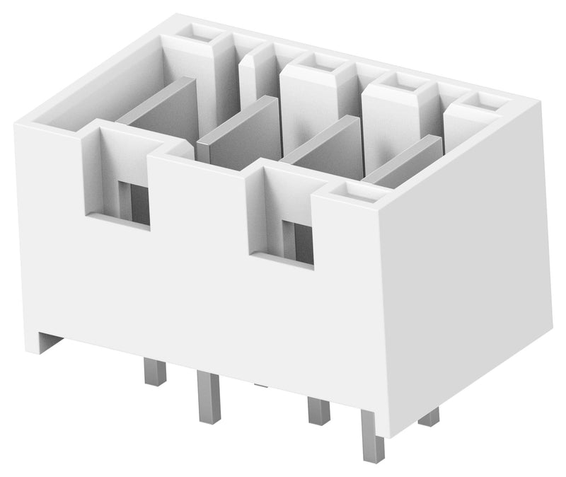 TE CONNECTIVITY 3-2390868-4 Rectangular Power Connector, 4 Contacts, RAST 5 Series, PCB Mount, Through Hole Straight, 5 mm