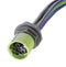 HARTING 21463596610 Circular Cable Assembly, Size 15, Circular Receptacle to Free End, 5 Ways, 3.3 ft, 1 m