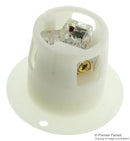 HUBBELL WIRING DEVICES HBL4585C FLANGED RECEPTACLE, 2P3W, 15A, 250V, NEM