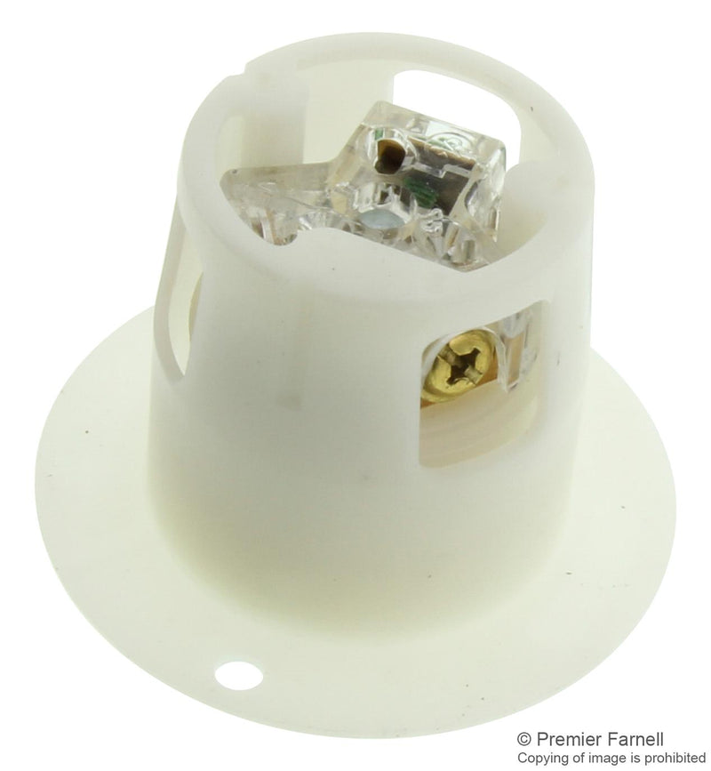 HUBBELL WIRING DEVICES HBL4585C FLANGED RECEPTACLE, 2P3W, 15A, 250V, NEM