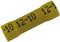 MOLEX 19154-0028 TERMINAL, BUTT SPLICE, 12AWG, YEL, 10AWG