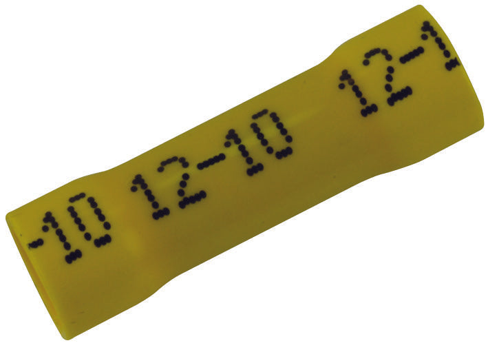 MOLEX 19154-0028 TERMINAL, BUTT SPLICE, 12AWG, YEL, 10AWG