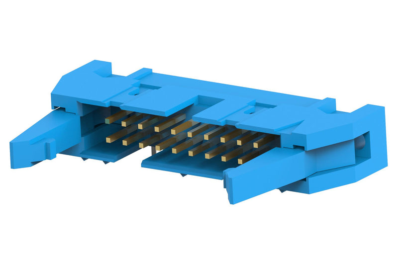 AMP - TE CONNECTIVITY 2-5499141-4 Pin Header, Wire-to-Board, 2.54 mm, 2 Rows, 20 Contacts, Through Hole Right Angle