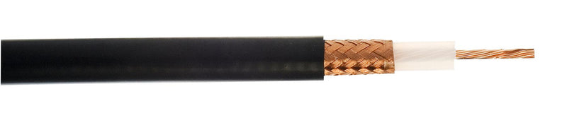 WEBRO 490005-BLK-100 RG213-U 50 Ohm Coaxial Cable PVC Black 100m Reel
