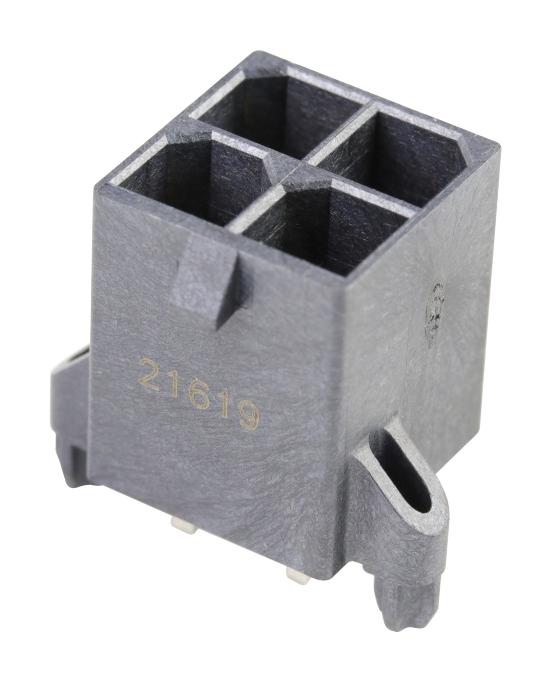 MOLEX 172065-1004 Pin Header, Power, Wire-to-Board, 5.7 mm, 2 Rows, 4 Contacts, Through Hole Straight