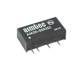 AIMTEC AM2D-050505DZ Isolated Through Hole DC/DC Converter, ITE, SIP, 2 W, 2 Output, 5 V
