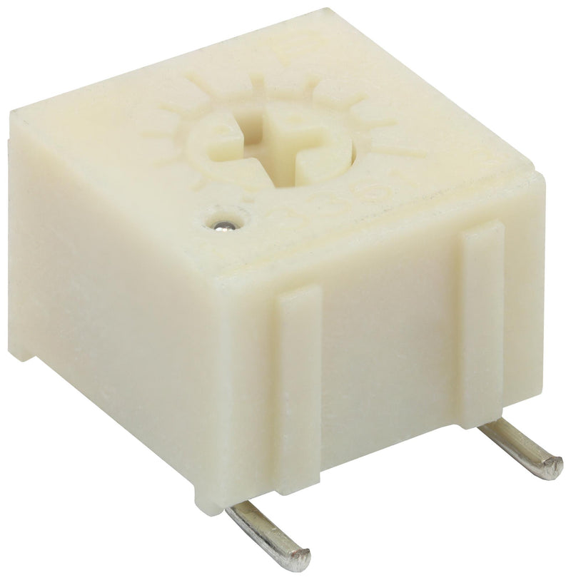 VISHAY TS7Y105KR32 Trimmer, Single Turn, Cermet, Top Adjust, 1 Mohm, Surface Mount, 1 Turns