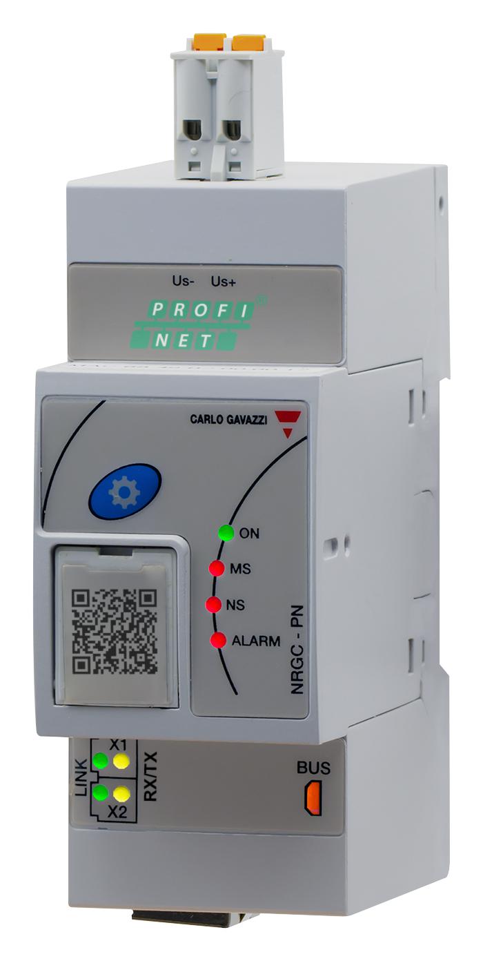CARLO GAVAZZI NRGC-PN Communication Controller, w/PROFINET, DIN Rail, NRG Series