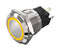 EAO 82-5151.1144 Vandal Resistant Switch, 19mm, 82 Series, 19 mm, SPDT, Momentary, Round Flat Flush, Natural