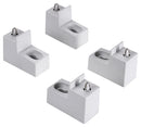 FIBOX WMKQ50M Lug Set, Wall Mount, Plastic, 50 mm, 5070-8060 Enclosures, ARCA IEC Series