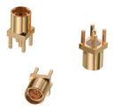 WURTH ELEKTRONIK 66012002111503 RF / Coaxial Connector, MMCX Coaxial, Straight Jack, Through Hole Vertical, 50 ohm