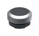 RAFI 1.30.270.021/0100 Switch Actuator, Round Flat, Black, RAFI RAFIX 22 FS+ Series 22.3mm Pushbutton Switches, IP65