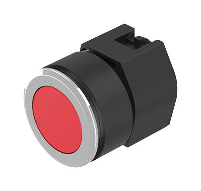 EAO 704.012.218 Switch Actuator, Red, EAO 04 Series Non-illuminated Flush Mount Pushbutton Switches, IP65