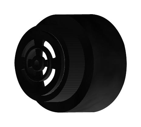 PUI AUDIO AI-4429-P-C12-2-R Transducer, Continuous, 105 dBA, 2.9 kHz, Panel Mount, Internal