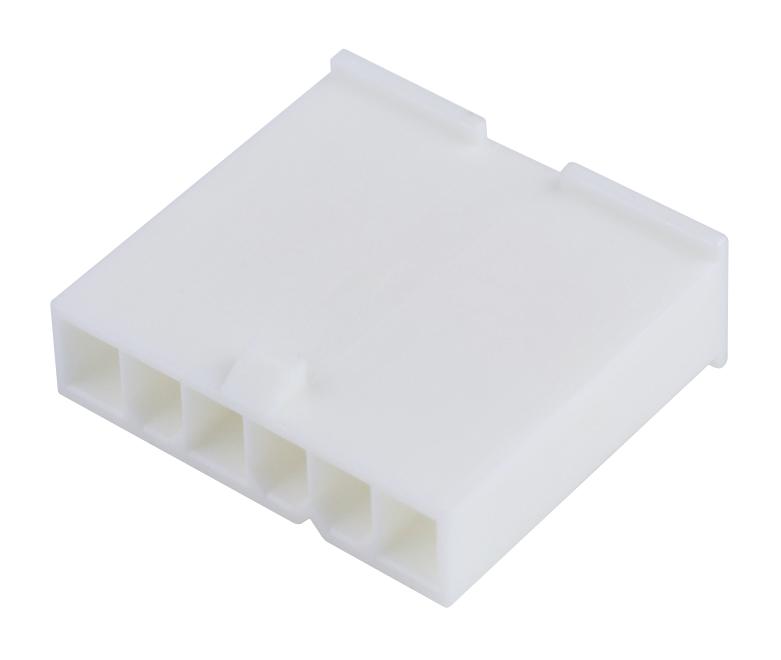 MOLEX 39-01-4067 Connector Housing, Mini-Fit Jr. 5559 Series, Plug, 6 Ways, 4.2 mm