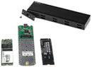 Startech SM2E1BMU31C SM2E1BMU31C Enclosure Portable USB-C to M.2 SATA/NVMe SSD 10 Gbps USB Powered