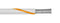 ALPHA WIRE 3050 WO005 Wire, PVC, White, Orange, 24 AWG, 0.23 mm&sup2;, 100 ft