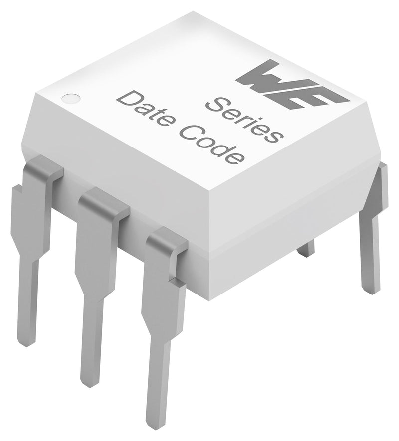 WURTH ELEKTRONIK 14230216301 Optocoupler, DIP, 6 Pins, 5 kVrms, Random Phase, 400 V, WL-OCTR Series