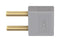 STAUBLI 24.0004-28 Banana Test Connector, Jack, 25 A, 60 VDC, Gold Plated Contacts, Grey