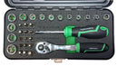 MULTICOMP PRO MP14-SS23018D Socket Tool Set, 1/4" Drive, Hex/Phillips/Slotted Bits/Coupler/Ratchet Handle/Bit Holder, 32 Pieces