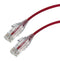 VIDEK 2994-8R Ethernet Cable, LSZH, Cat6, RJ45 Plug to RJ45 Plug, UTP (Unshielded Twisted Pair), Red, 8 m
