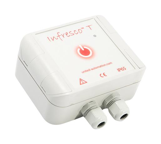 UNITED AUTOMATION A86601-FA Infrared Heating Controller, Capacitive Touch, 1 to 30 Min, 50 mA, 4 kW, 230 VAC, Infresco T Series