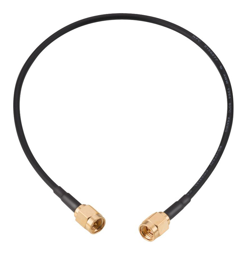 WURTH ELEKTRONIK 65503503530503 RF / Coaxial Cable Assembly, SMA Plug to SMA Plug, RG174/U, 50 ohm, 12 ", 304.8 mm