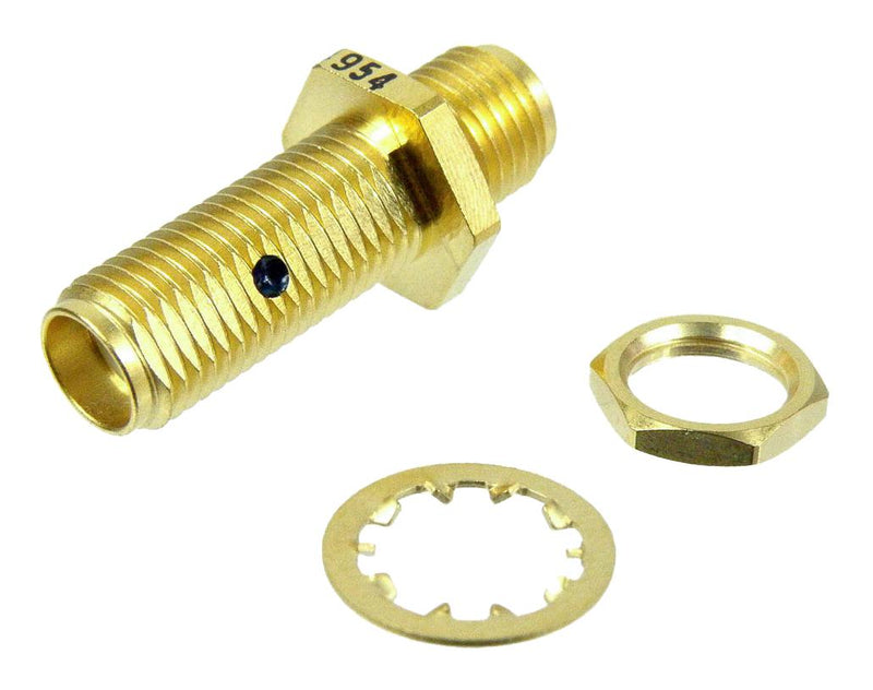 FAIRVIEW MICROWAVE SM4954 RF ADAPTER, SMA JACK-SMA JACK, 50 OHM