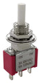 MULTICOMP PRO MP-PB8-AA00A1QE-3 Pushbutton Switch, SPDT, On-On, Round Plunger