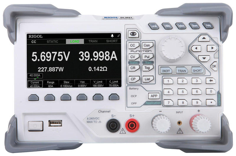 RIGOL DL3021 DC ELECTRONIC LOAD, PROG, 1CH, 150V, 40A