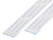 GCT (GLOBAL CONNECTOR TECHNOLOGY) 05-22-A-0254-A-4-06-4-T FFC / FPC Cable, 22 Core, 0.5 mm, Same Sided Contacts, 10 ", 254 mm, White