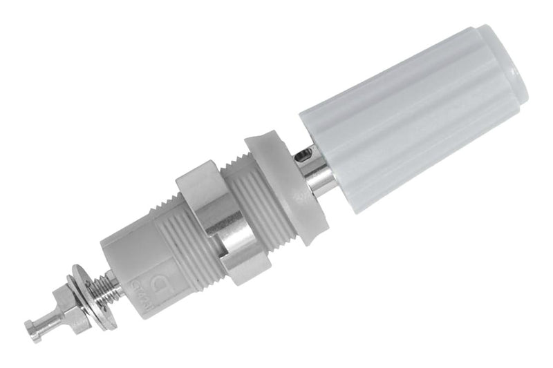 CAL TEST ELECTRONICS CT4231-NI-9 BINDING POST, 4MM, 36A/100V, WHT, PANEL