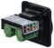 TUK FKSCRDPM Modular Connector, Screw Terminal, D Universal, RJ45 Jack, 1 x 1 (Port), 8P8C, Cat5e